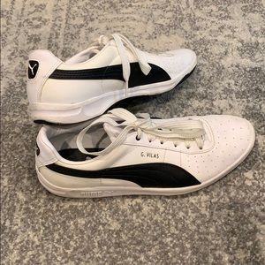 Puma G. VILAS Sneakers Size 7.5 White & Navy